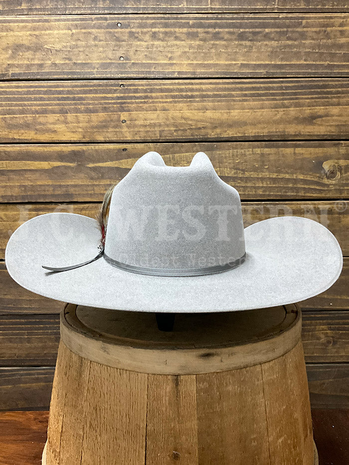 Stetson SFFLCN-344220 FALCON 6X Western Felt Hat Stone side / front view. If you need any assistance with this item or the purchase of this item please call us at five six one seven four eight eight eight zero one Monday through Saturday 10:00a.m EST to 8:00 p.m EST