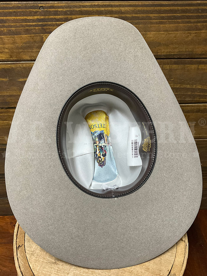 Stetson SFFLCN-344220 FALCON 6X Western Felt Hat Stone side / front view. If you need any assistance with this item or the purchase of this item please call us at five six one seven four eight eight eight zero one Monday through Saturday 10:00a.m EST to 8:00 p.m EST