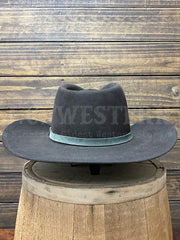 Stetson SFASPN-413422 ASPEN 5X Western Felt Hat Chocolate back view. If you need any assistance with this item or the purchase of this item please call us at five six one seven four eight eight eight zero one Monday through Saturday 10:00a.m EST to 8:00 p.m EST