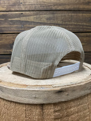 Red Dirt RDHC-627 Old Skool II Trucker Cap Khaki back view. If you need any assistance with this item or the purchase of this item please call us at five six one seven four eight eight eight zero one Monday through Saturday 10:00a.m EST to 8:00 p.m EST