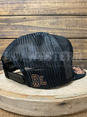 Red Dirt RDHC-630 High Road Trucker Cap Black back view. If you need any assistance with this item or the purchase of this item please call us at five six one seven four eight eight eight zero one Monday through Saturday 10:00a.m EST to 8:00 p.m EST