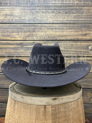Stetson SWSQRE-794222 SQUARE Stallion Collection Wool Hat Dark Brown back view. If you need any assistance with this item or the purchase of this item please call us at five six one seven four eight eight eight zero one Monday through Saturday 10:00a.m EST to 8:00 p.m EST
