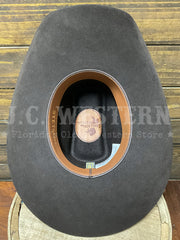 Stetson SWSQRE-794222 SQUARE Stallion Collection Wool Hat Dark Brown inside view. If you need any assistance with this item or the purchase of this item please call us at five six one seven four eight eight eight zero one Monday through Saturday 10:00a.m EST to 8:00 p.m EST