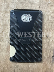 3D D250009036 Mens Cross Motif Utility Wallet Turquoise Silver back view. If you need any assistance with this item or the purchase of this item please call us at five six one seven four eight eight eight zero one Monday through Saturday 10:00a.m EST to 8:00 p.m EST