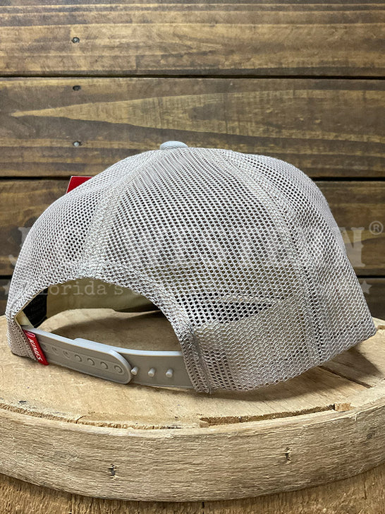 Kimes Ranch WEEKLY TRUCKER NS Mesh Back Cap Natural Sand back view. If you need any assistance with this item or the purchase of this item please call us at five six one seven four eight eight eight zero one Monday through Saturday 10:00a.m EST to 8:00 p.m EST