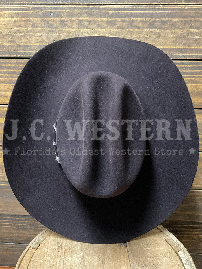 Stetson SFEPTN-7242OX El Patron 30X Felt Hat Ox Blood side / front view. If you need any assistance with this item or the purchase of this item please call us at five six one seven four eight eight eight zero one Monday through Saturday 10:00a.m EST to 8:00 p.m EST
