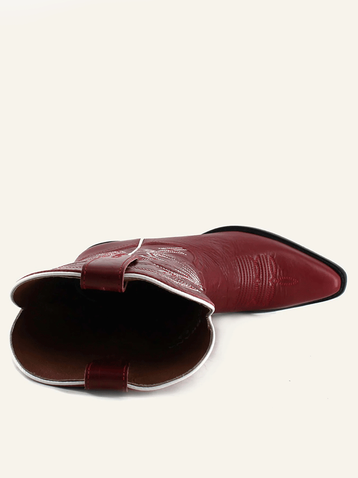 Buck & Brana ISABELLA Ladies Western Boots Red side / front view. If you need any assistance with this item or the purchase of this item please call us at five six one seven four eight eight eight zero one Monday through Saturday 10:00a.m EST to 8:00 p.m EST