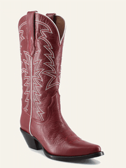 Buck & Brana ISABELLA Ladies Western Boots Red side / front view. If you need any assistance with this item or the purchase of this item please call us at five six one seven four eight eight eight zero one Monday through Saturday 10:00a.m EST to 8:00 p.m EST