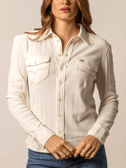 Kimes Ranch ISABEL Womens Pointelle Shirt Pristine