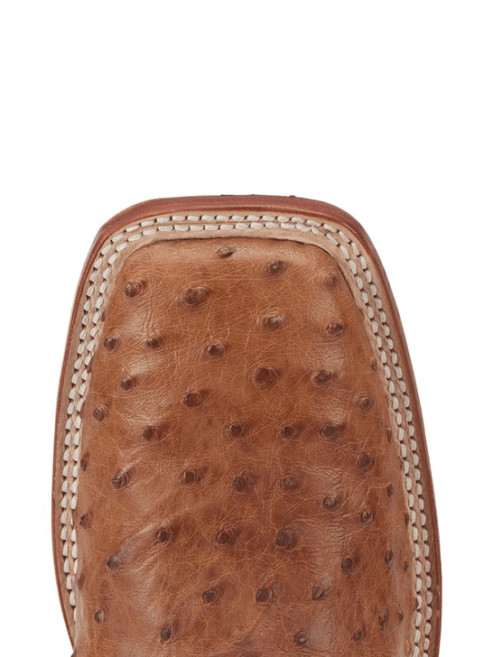 Justin 8516 Mens Truman Full Quill Ostrich Boot Cognac tow view. If you need any assistance with this item or the purchase of this item please call us at five six one seven four eight eight eight zero one Monday through Saturday 10:00a.m EST to 8:00 p.m EST