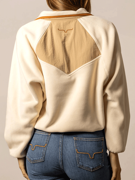 Kimes Ranch JOSIE Womens Polar Fleece Jacket Natural back view. If you need any assistance with this item or the purchase of this item please call us at five six one seven four eight eight eight zero one Monday through Saturday 10:00a.m EST to 8:00 p.m EST