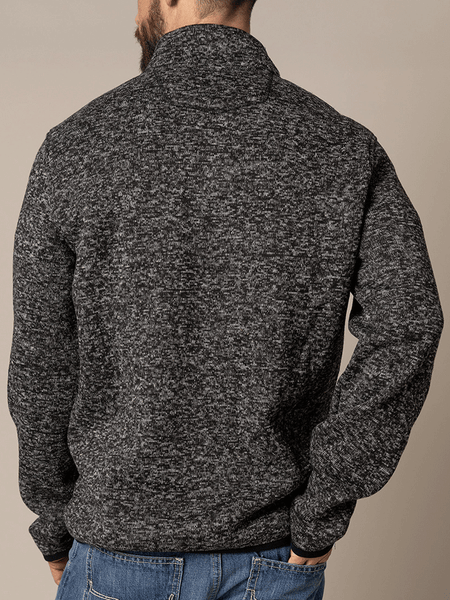 Kimes Ranch JULIAN Mens Pullover Black back view. If you need any assistance with this item or the purchase of this item please call us at five six one seven four eight eight eight zero one Monday through Saturday 10:00a.m EST to 8:00 p.m EST