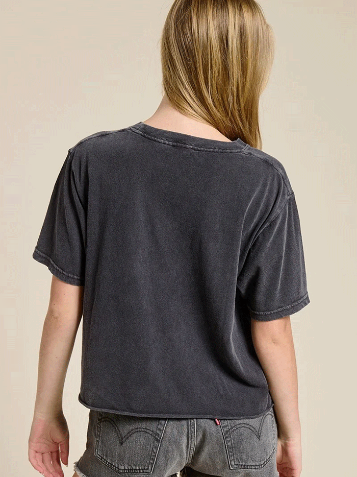 Zutter K4084-2748-BLK Womens Cowgirls Boots Tee Black front view. If you need any assistance with this item or the purchase of this item please call us at five six one seven four eight eight eight zero one Monday through Saturday 10:00a.m EST to 8:00 p.m EST