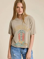 Zutter K4084-2748-SD Womens Cowgirls Boots Tee Sand front view. If you need any assistance with this item or the purchase of this item please call us at five six one seven four eight eight eight zero one Monday through Saturday 10:00a.m EST to 8:00 p.m EST