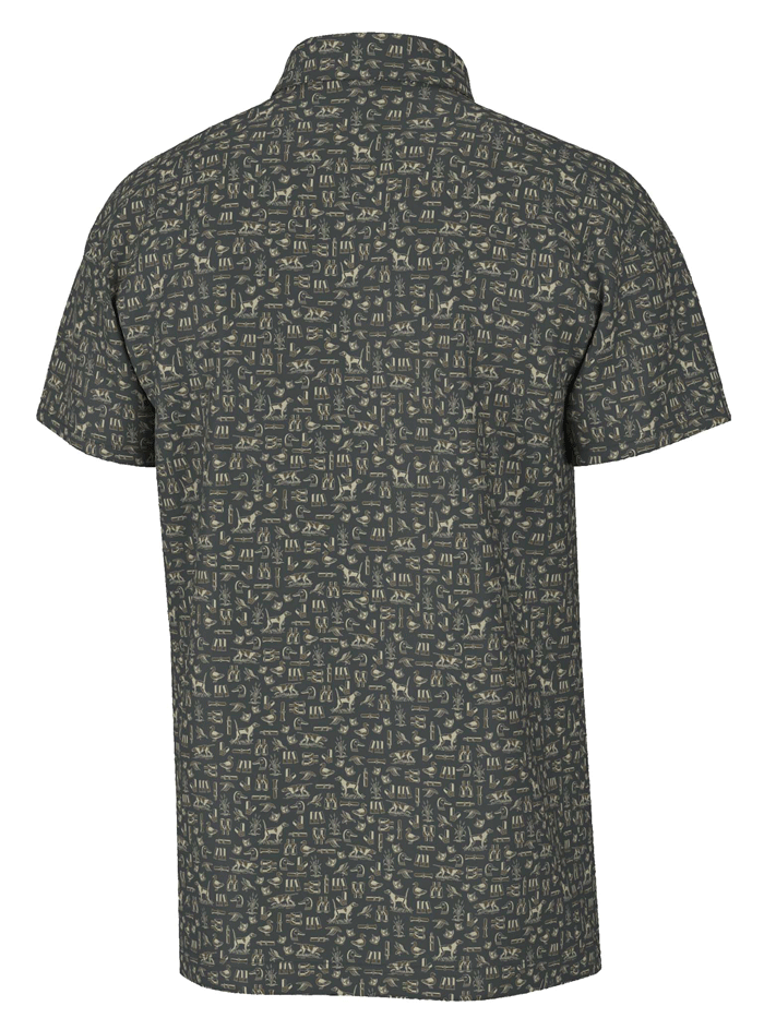 Local Boy Outfitters L1200036-BRN Mens Dirty Myrtle Polo The Hunt Brown