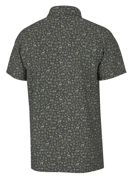 Local Boy Outfitters L1200036-BRN Mens Dirty Myrtle Polo The Hunt Brown