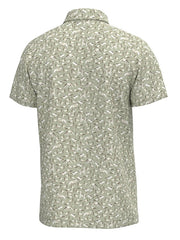 Local Boy Outfitters L1200064-GDD Mens Dirty Myrtle Polo Tee Green Duck Dog back view. If you need any assistance with this item or the purchase of this item please call us at five six one seven four eight eight eight zero one Monday through Saturday 10:00a.m EST to 8:00 p.m EST