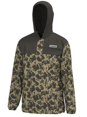 Local Boy Outfitters L1300031-RTC Mens Rain Jacket Retro Camo front view. If you need any assistance with this item or the purchase of this item please call us at five six one seven four eight eight eight zero one Monday through Saturday 10:00a.m EST to 8:00 p.m EST