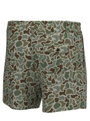 Local Boy Outfitters L1600002-LCFR Mens Volley Shorts Localflage Forest back view. If you need any assistance with this item or the purchase of this item please call us at five six one seven four eight eight eight zero one Monday through Saturday 10:00a.m EST to 8:00 p.m EST