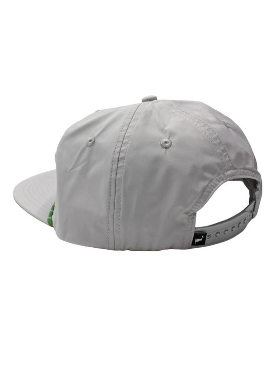 Local Boy Outfitters L3000341-CGRY Mens Mr. Mallard Low-Profile Rope Hat Cool Gray back view. If you need any assistance with this item or the purchase of this item please call us at five six one seven four eight eight eight zero one Monday through Saturday 10:00a.m EST to 8:00 p.m EST