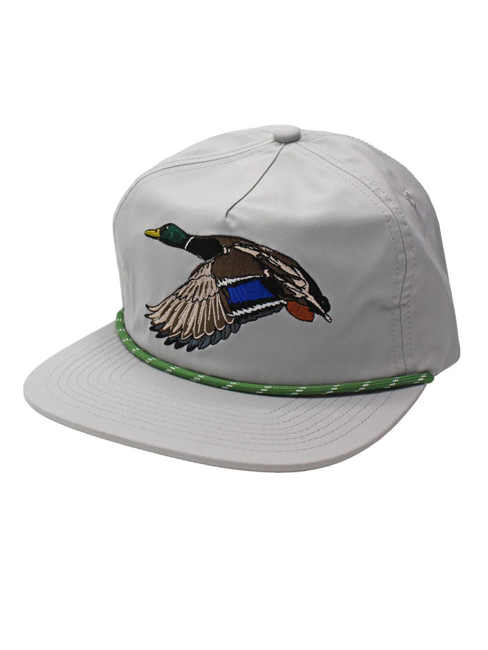 Local Boy Outfitters L3000341-CGRY Mens Mr. Mallard Low-Profile Rope Hat Cool Gray front view. If you need any assistance with this item or the purchase of this item please call us at five six one seven four eight eight eight zero one Monday through Saturday 10:00a.m EST to 8:00 p.m EST

