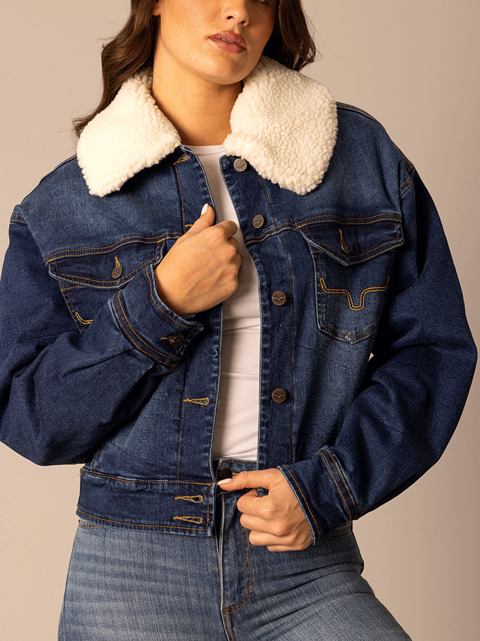 Kimes Ranch LEELA Womens Denim Jacket Dark Indigo – J.C. Western® Wear