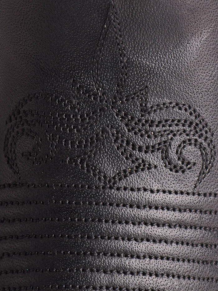 Lucchese M5006.S54 Womens GRACE Western Boots Black front and side view. If you need any assistance with this item or the purchase of this item please call us at five six one seven four eight eight eight zero one Monday through Saturday 10:00a.m EST to 8:00 p.m EST