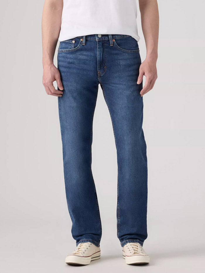 Levi’s 005052914 Mens 505 Regular Fit Jeans Around The Corner Blue front view. If you need any assistance with this item or the purchase of this item please call us at five six one seven four eight eight eight zero one Monday through Saturday 10:00a.m EST to 8:00 p.m EST
