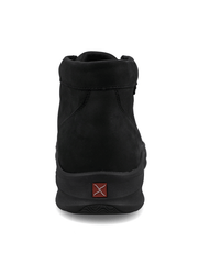 Twisted X MCAUN02 Mens Ultralite X Nano Toe Lace Up Work Shoe Midnight Black back view. If you need any assistance with this item or the purchase of this item please call us at five six one seven four eight eight eight zero one Monday through Saturday 10:00a.m EST to 8:00 p.m EST
