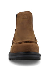 Twisted X MDAN001 Mens 6 Inch Nano Toe Work Boot Brown & Black front view. If you need any assistance with this item or the purchase of this item please call us at five six one seven four eight eight eight zero one Monday through Saturday 10:00a.m EST to 8:00 p.m EST