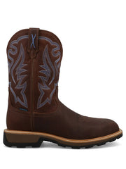 Twisted X MUNW005 Mens UltraLite X Nano Toe Waterproof Work Boot Hickory side  view. If you need any assistance with this item or the purchase of this item please call us at five six one seven four eight eight eight zero one Monday through Saturday 10:00a.m EST to 8:00 p.m EST
