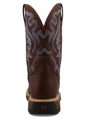Twisted X MUNW005 Mens UltraLite X Nano Toe Waterproof Work Boot Hickory back view. If you need any assistance with this item or the purchase of this item please call us at five six one seven four eight eight eight zero one Monday through Saturday 10:00a.m EST to 8:00 p.m EST