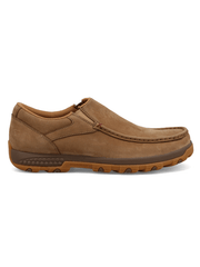 Twisted X MXC0022 Mens Slip On Driving Moc Camel Tan outer side view. If you need any assistance with this item or the purchase of this item please call us at five six one seven four eight eight eight zero one Monday through Saturday 10:00a.m EST to 8:00 p.m EST
