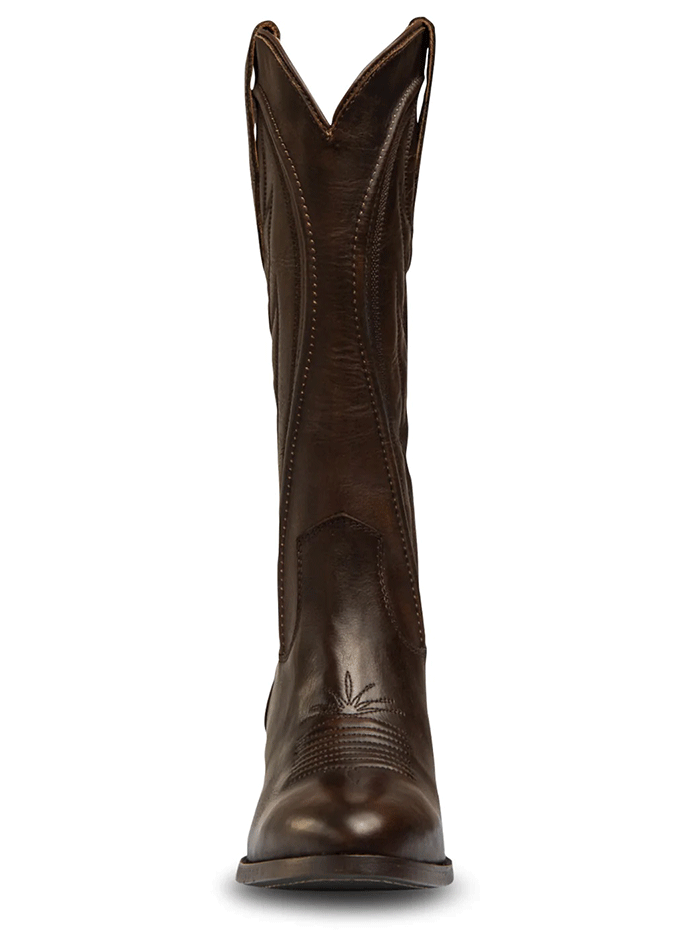 Buck & Brana AVERY Ladies Tall Western Boots Honey side and front view. If you need any assistance with this item or the purchase of this item please call us at five six one seven four eight eight eight zero one Monday through Saturday 10:00a.m EST to 8:00 p.m EST
