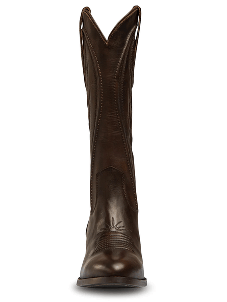 Buck & Brana AVERY Ladies Tall Western Boots Honey front view. If you need any assistance with this item or the purchase of this item please call us at five six one seven four eight eight eight zero one Monday through Saturday 10:00a.m EST to 8:00 p.m EST