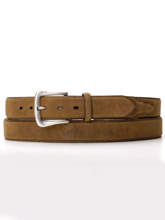 Nocona N2450444 Mens Basic Distressed Belt Medium Brown Distressed front view. If you need any assistance with this item or the purchase of this item please call us at five six one seven four eight eight eight zero one Monday through Saturday 10:00a.m EST to 8:00 p.m EST