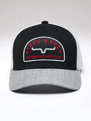Kimes Ranch NORTH FORTY Hat Black front view. If you need any assistance with this item or the purchase of this item please call us at five six one seven four eight eight eight zero one Monday through Saturday 10:00a.m EST to 8:00 p.m EST