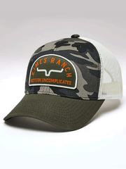 Kimes Ranch NORTH FORTY Hat Camo side / front view. If you need any assistance with this item or the purchase of this item please call us at five six one seven four eight eight eight zero one Monday through Saturday 10:00a.m EST to 8:00 p.m EST