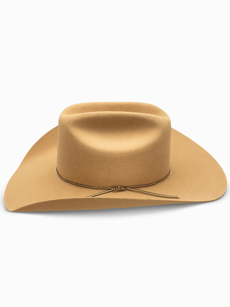 Resistol RFCPRG-7242BS COPPER RIDGE 6X Felt Hat Butterscotch  side view. If you need any assistance with this item or the purchase of this item please call us at five six one seven four eight eight eight zero one Monday through Saturday 10:00a.m EST to 8:00 p.m EST