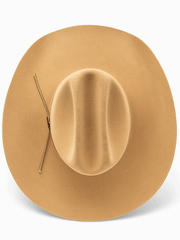Resistol RFCPRG-7242BS COPPER RIDGE 6X Felt Hat Butterscotch  view from above. If you need any assistance with this item or the purchase of this item please call us at five six one seven four eight eight eight zero one Monday through Saturday 10:00a.m EST to 8:00 p.m EST