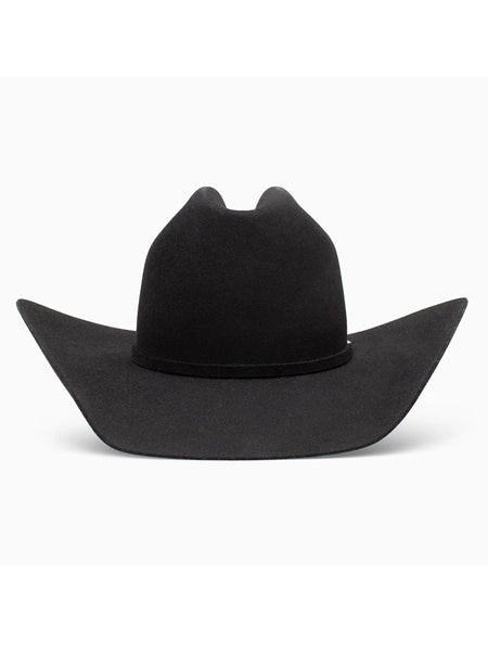Resistol RFFVST-RB4207 FIVE STAR 5X Cowboy Hat Black full front view. If you need any assistance with this item or the purchase of this item please call us at five six one seven four eight eight eight zero one Monday through Saturday 10:00a.m EST to 8:00 p.m EST
