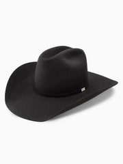 Resistol RFFVST-RB4207 FIVE STAR 5X Cowboy Hat Black front and side view. If you need any assistance with this item or the purchase of this item please call us at five six one seven four eight eight eight zero one Monday through Saturday 10:00a.m EST to 8:00 p.m EST