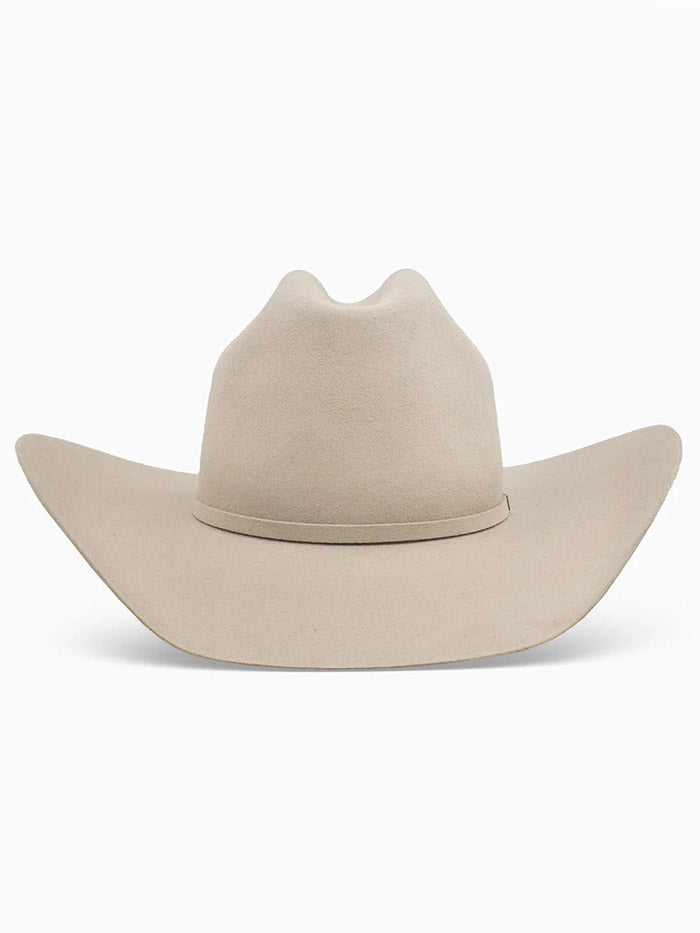Resistol RFFVST-RB4271 FIVE STAR 5X Cowboy Hat Silverbelly side / front view. If you need any assistance with this item or the purchase of this item please call us at five six one seven four eight eight eight zero one Monday through Saturday 10:00a.m EST to 8:00 p.m EST