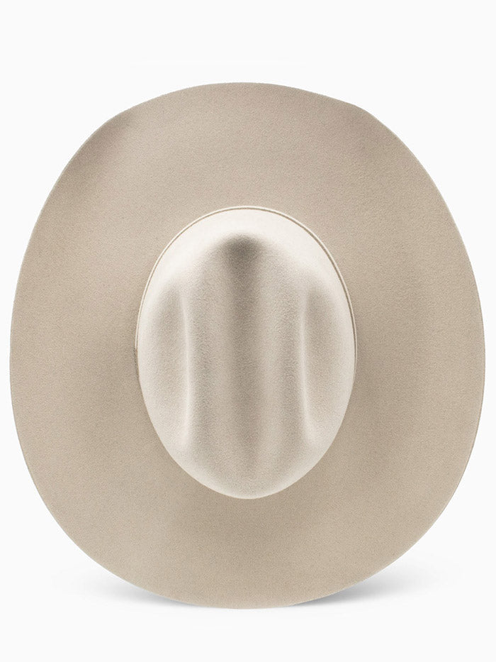 Resistol RFFVST-RB4271 FIVE STAR 5X Cowboy Hat Silverbelly side / front view. If you need any assistance with this item or the purchase of this item please call us at five six one seven four eight eight eight zero one Monday through Saturday 10:00a.m EST to 8:00 p.m EST