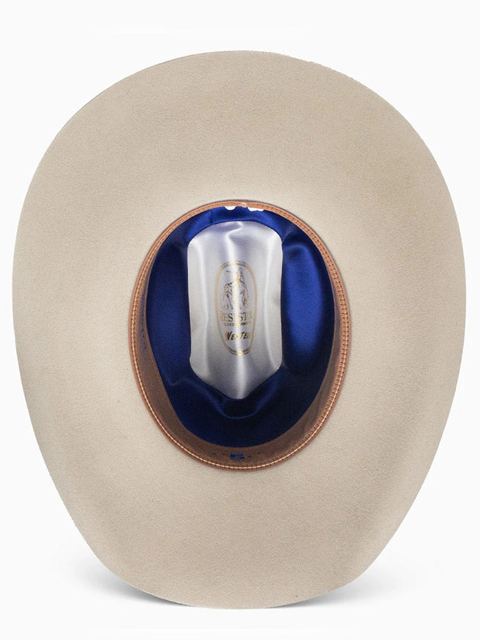 Resistol RFFVST-RB4271 FIVE STAR 5X Cowboy Hat Silverbelly side / front view. If you need any assistance with this item or the purchase of this item please call us at five six one seven four eight eight eight zero one Monday through Saturday 10:00a.m EST to 8:00 p.m EST