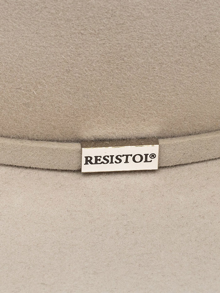 Resistol RFFVST-RB4271 FIVE STAR 5X Cowboy Hat Silverbelly side / front view. If you need any assistance with this item or the purchase of this item please call us at five six one seven four eight eight eight zero one Monday through Saturday 10:00a.m EST to 8:00 p.m EST