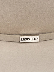 Resistol RFFVST-RB4271 FIVE STAR 5X Cowboy Hat Silverbelly hatband close up. If you need any assistance with this item or the purchase of this item please call us at five six one seven four eight eight eight zero one Monday through Saturday 10:00a.m EST to 8:00 p.m EST