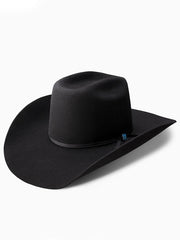 Resistol RW9TRD-CJ4207 9th ROUND 3X Cody Johnson Felt Hat Black side / front view. If you need any assistance with this item or the purchase of this item please call us at five six one seven four eight eight eight zero one Monday through Saturday 10:00a.m EST to 8:00 p.m EST