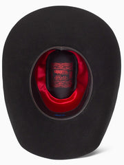 Resistol RW9TRD-CJ4207 9th ROUND 3X Cody Johnson Felt Hat Black inside view. If you need any assistance with this item or the purchase of this item please call us at five six one seven four eight eight eight zero one Monday through Saturday 10:00a.m EST to 8:00 p.m EST 