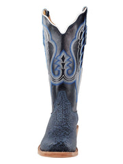 R.Watson RWL7103-1 Ladies Cape Buffalo Western Boot Midnight Blue front view. If you need any assistance with this item or the purchase of this item please call us at five six one seven four eight eight eight zero one Monday through Saturday 10:00a.m EST to 8:00 p.m EST